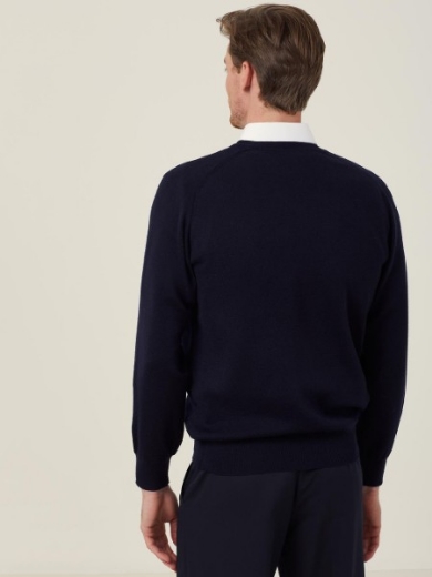 Picture of NNT Mens Wool Rich V-Neck Sweater